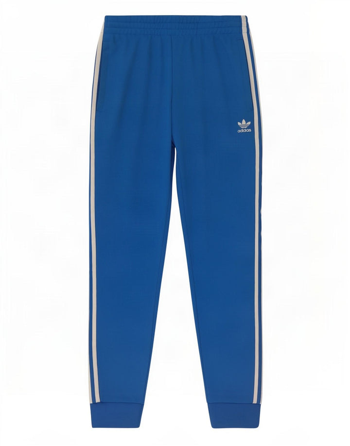 Pantaloni da tuta da uomo Adidas Joggers piccoli in poliestere blu