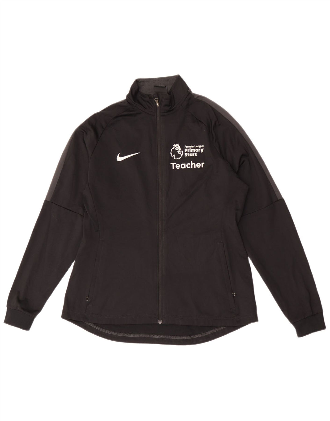 Giacca da tuta grafica Nike Dri Fit da uomo, poliestere nero medio