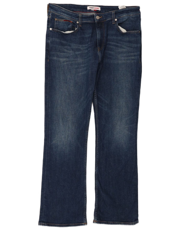 Jeans bootcut da uomo Tommy Hilfiger Ryan vestibilità rilassata W34 L32 cotone blu