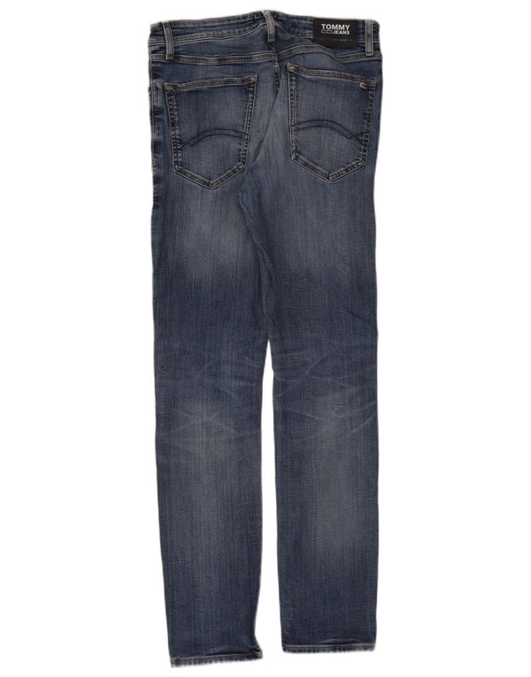 Jeans skinny da uomo Tommy Hilfiger W31 L32 cotone blu