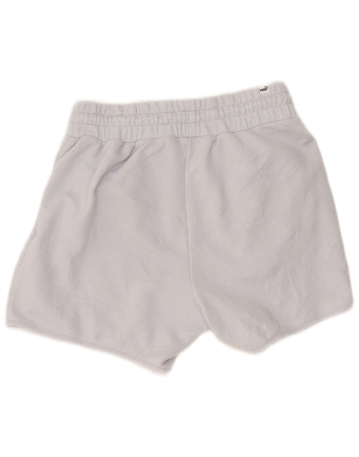 Pantaloncini sportivi da donna Puma UK 12 cotone blu medio