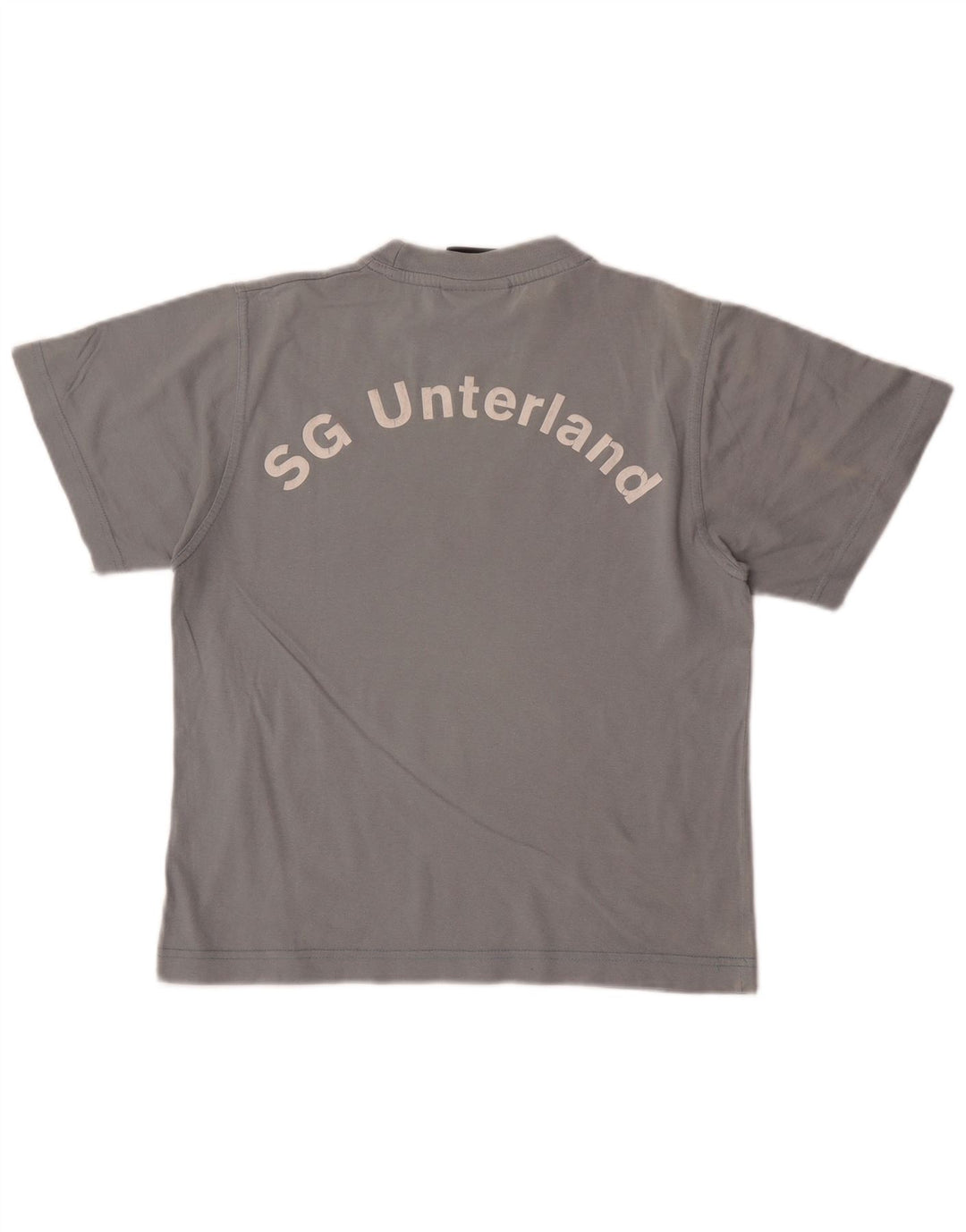 T-shirt grafica per ragazzi Umbro Top 11-12 anni in cotone grigio