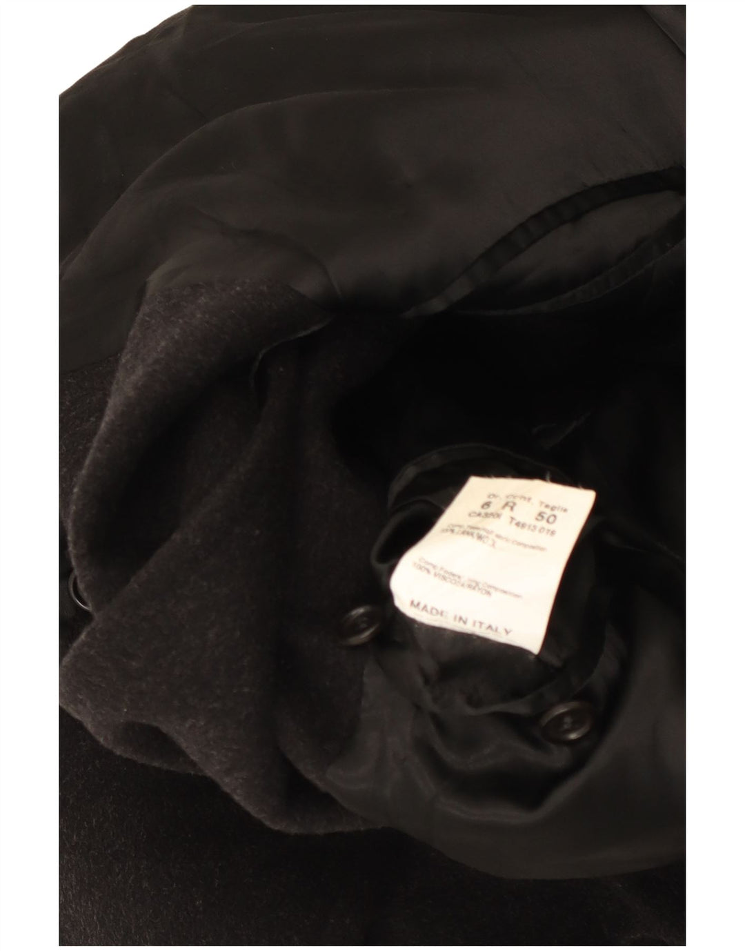 Soprabito Uomo Tombolini IT 50 Large Grigio Lana Classico