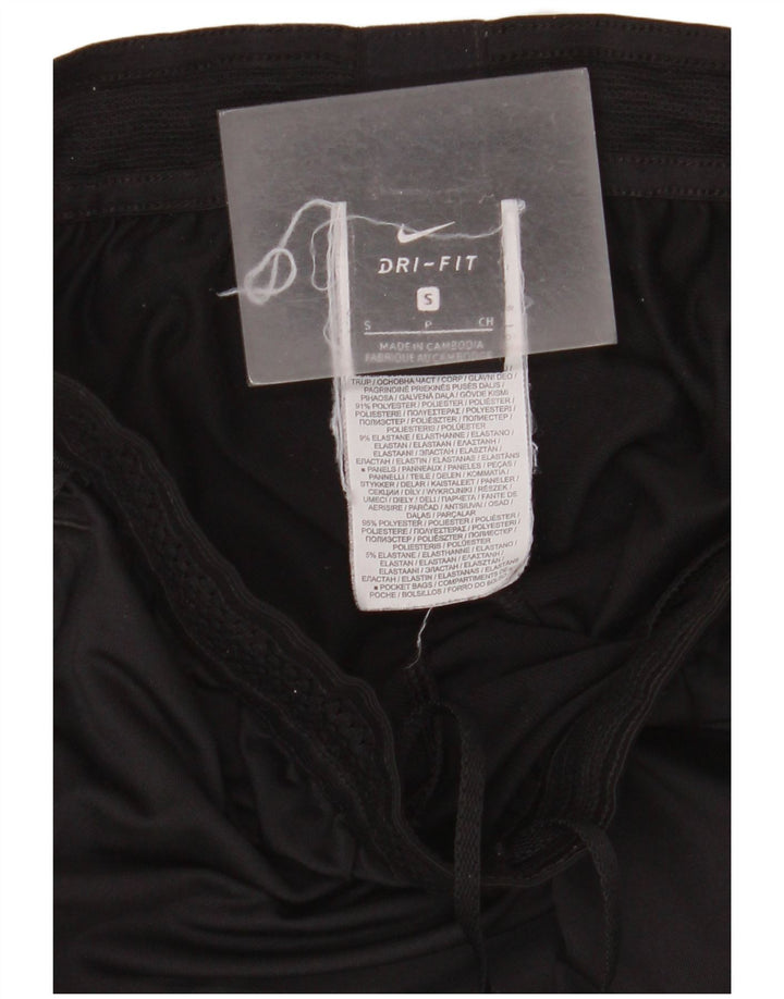 Pantaloni da tuta Nike Dri Fit da uomo piccoli in poliestere nero