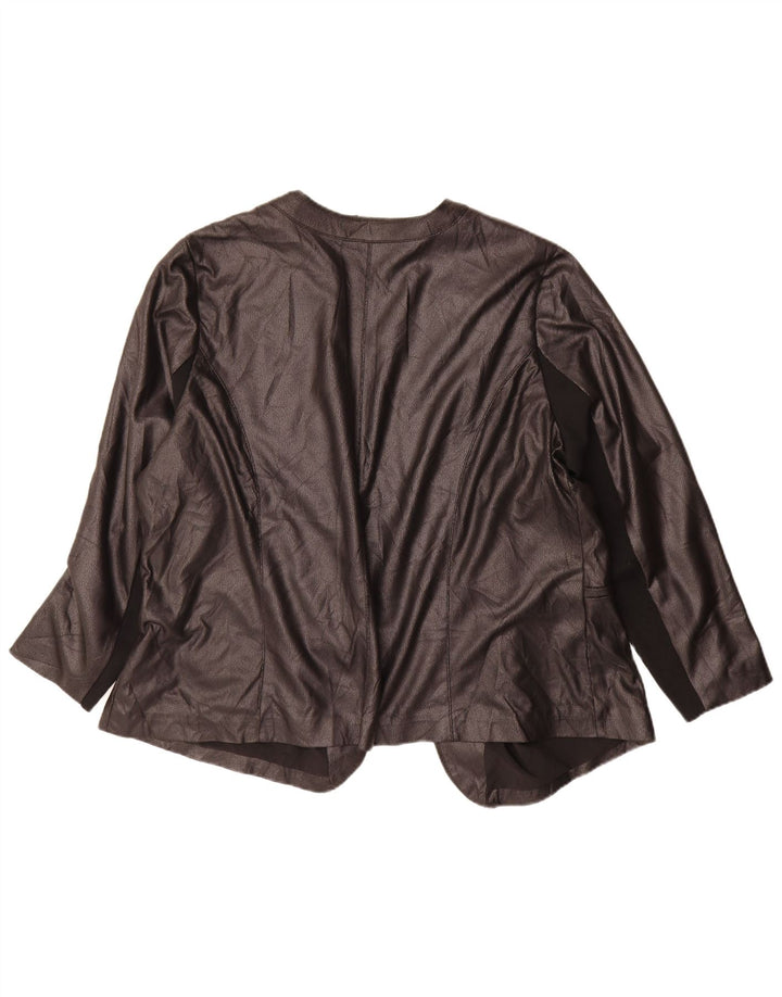 Giacca da donna Marks & Spencer Autograph Open Blazer UK 20 2XL Nera