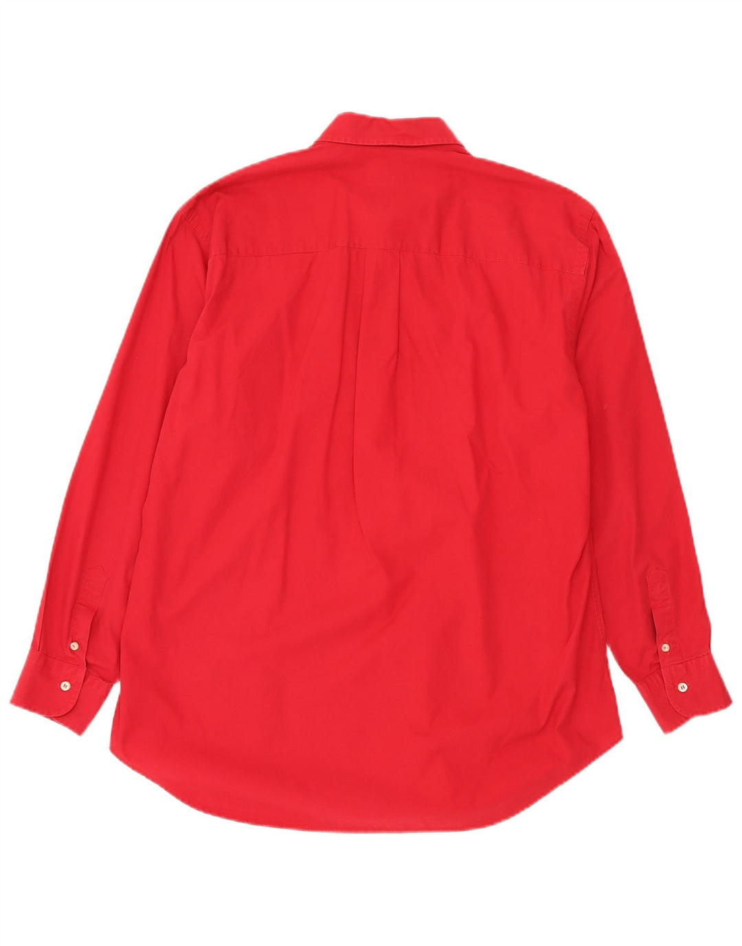 BURBERRY Camicia Uomo Large Rossa in Cotone