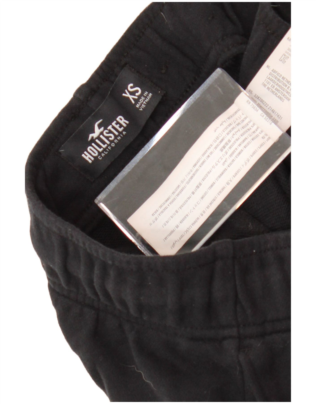 Pantaloncini sportivi da donna HOLLISTER UK 6 XS cotone nero