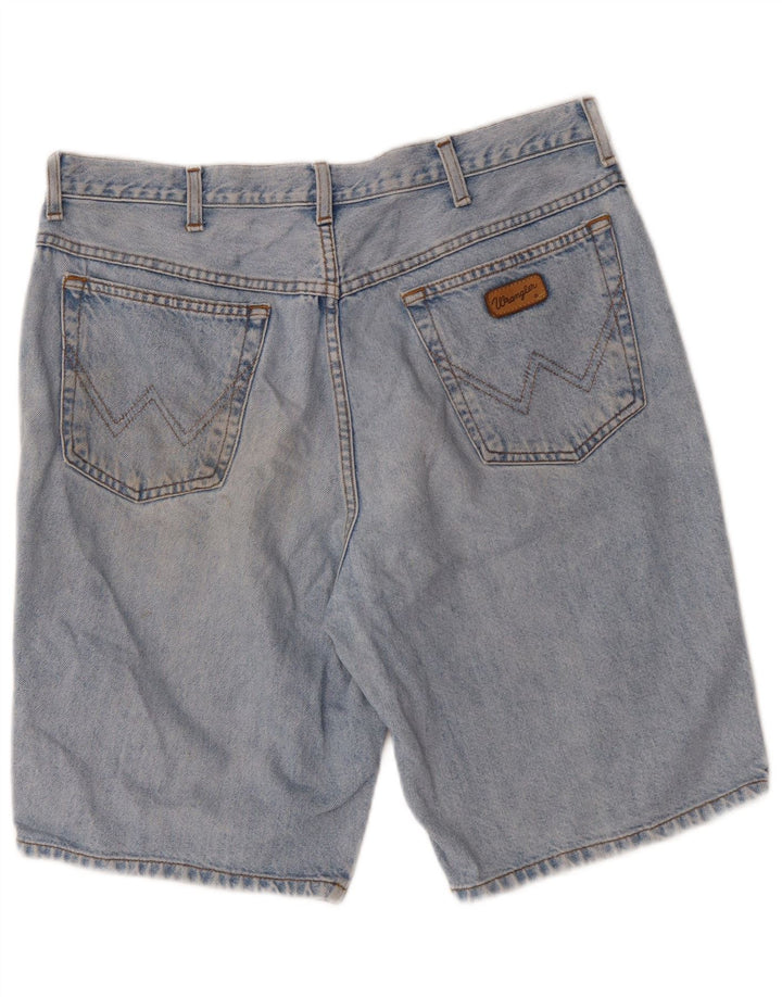 WRANGLER Mens Denim Shorts  W34 Large  Blue