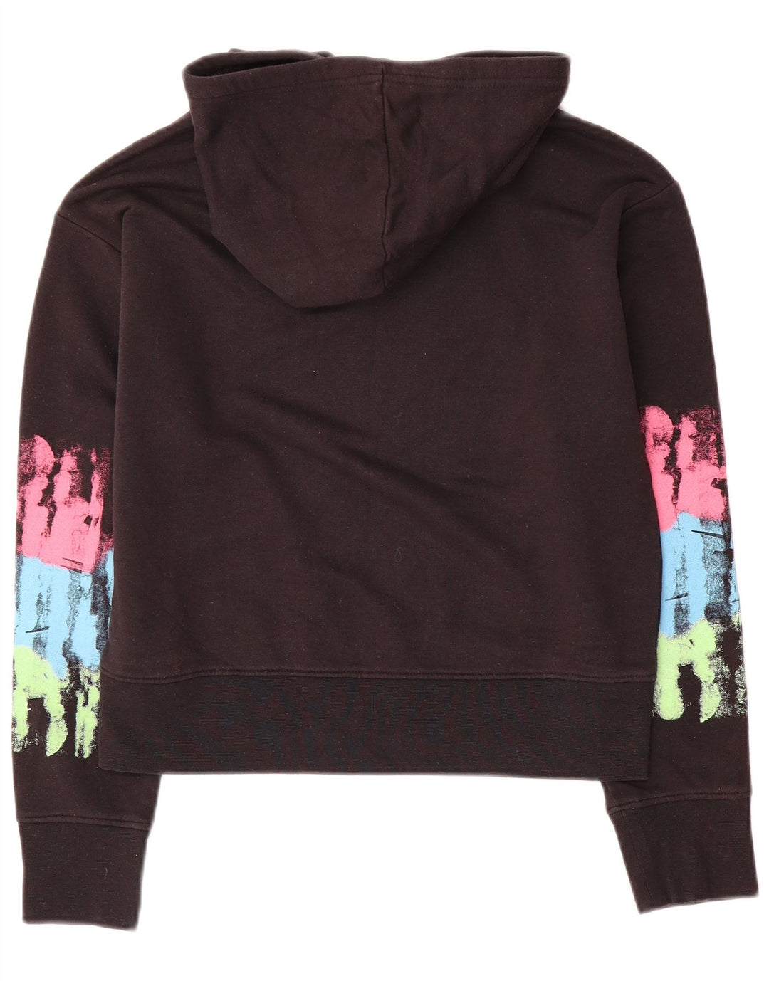 Maglione con cappuccio oversize grafico da donna Champion UK 10 piccolo nero