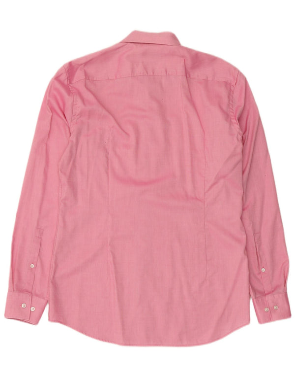 Camicia slim fit da uomo Hugo Boss taglia 39 15 1/2 rosa medio