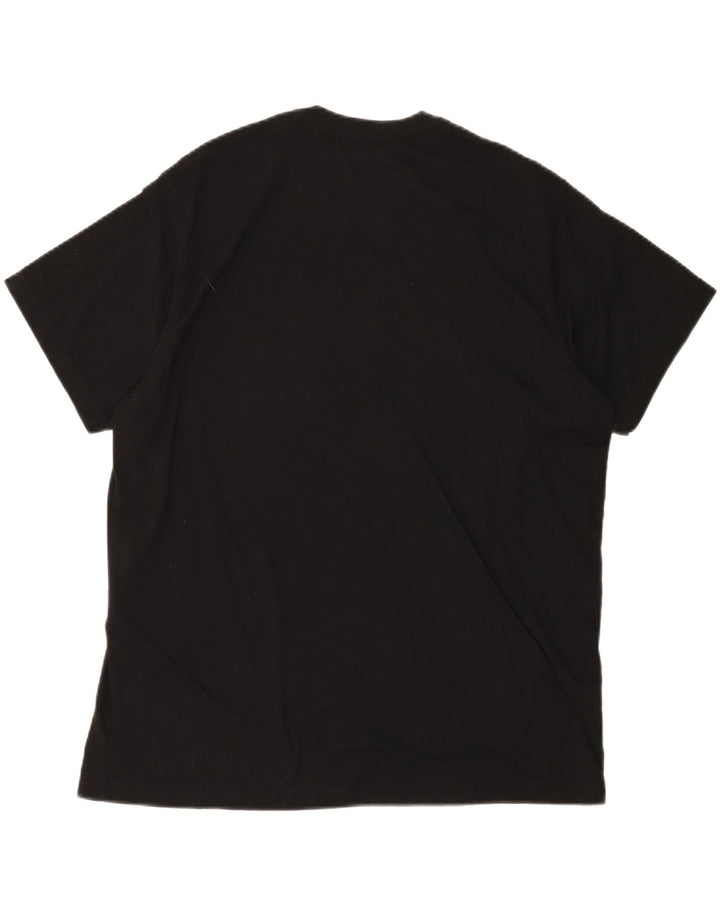 EDDIE BAUER Mens T-Shirt Top XL Black Cotton Vintage Eddie Bauer and Second-Hand Eddie Bauer from Messina Hembry 