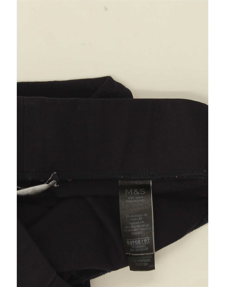 Leggings da donna Marks & Spencer UK 10 Small Blu Navy Colourblock Viscosa