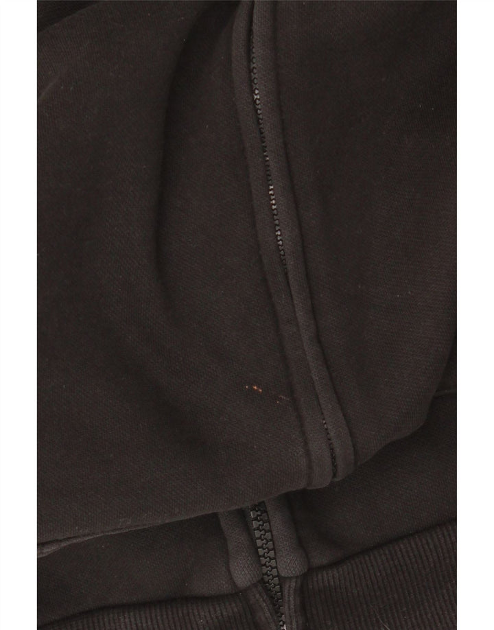 Felpa con cappuccio e zip Puma da uomo di colore nero medio