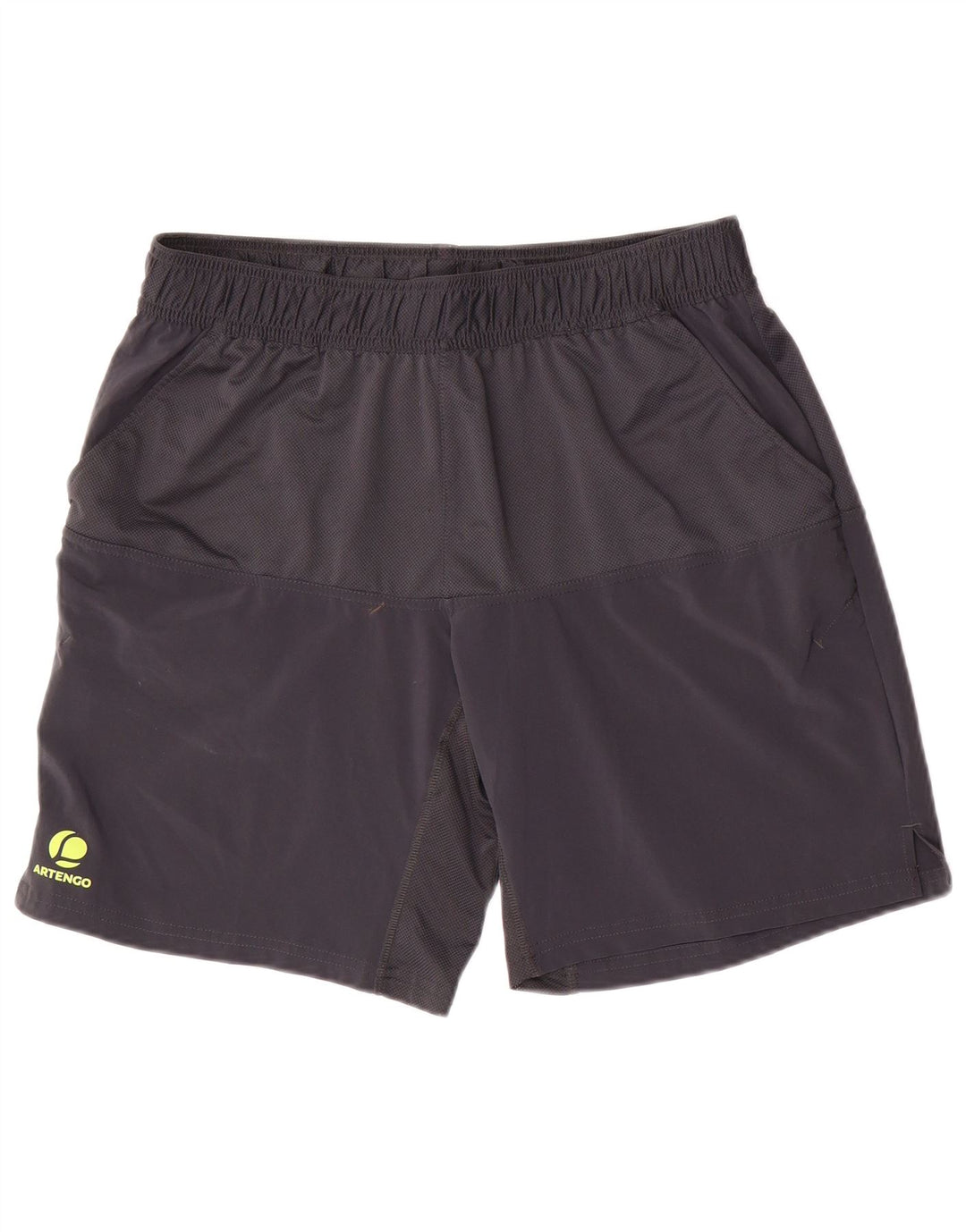 Pantaloncini sportivi da uomo Decathlon in poliestere grigio medio