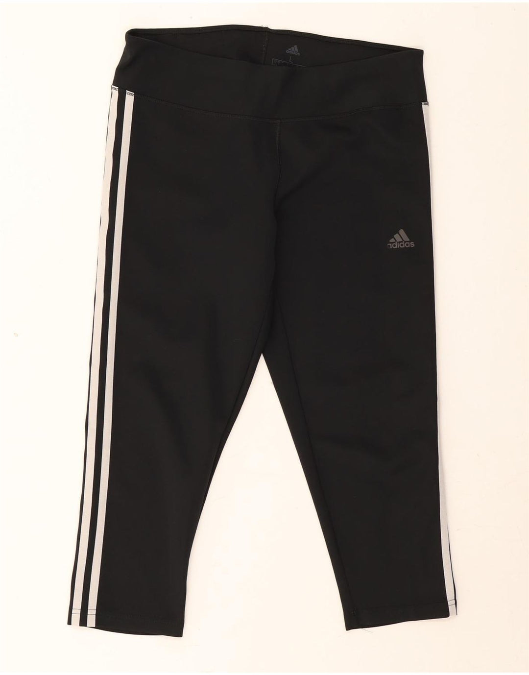 Leggings Adidas Climalite Capri da donna UK 16/18 Large Nero Poliestere