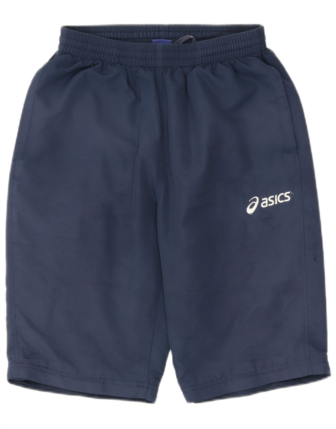 Pantaloncini sportivi da uomo Asics grandi in poliestere blu navy