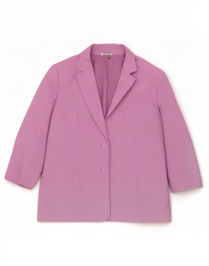 Giacca blazer standard a 2 bottoni Marks & Spencer da donna UK 20 2XL Lilla