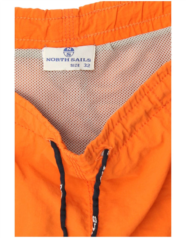 Pantaloncini da bagno da uomo NORTH SAILS arancione medio