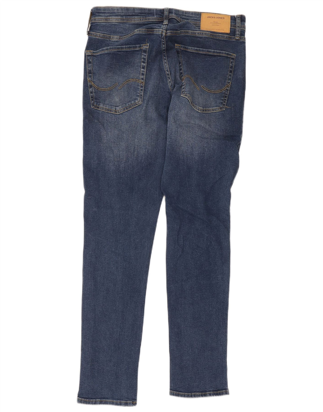 Jack & Jones Uomo GLENN Slim Jeans W32 L34 Cotone Blu