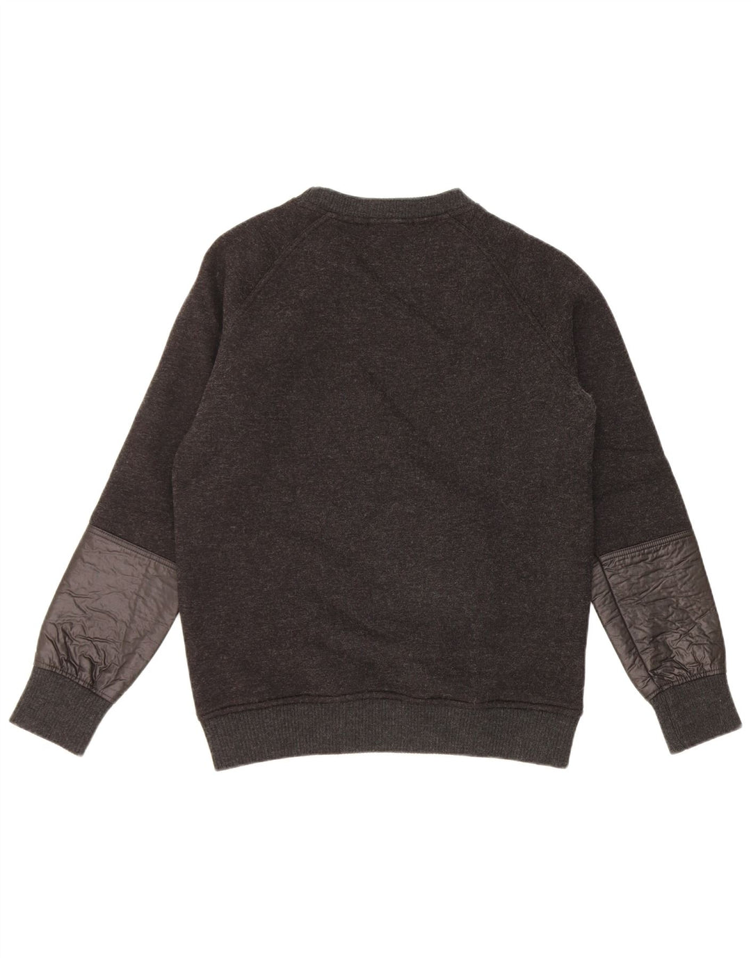 Maglione da uomo girocollo David Naman in lana a quadri grigio medio