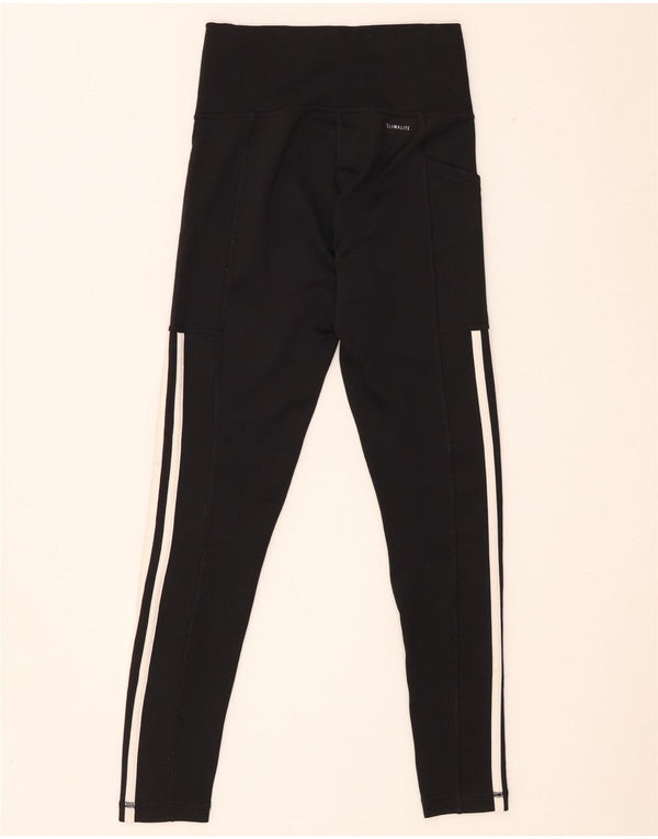 Leggings Adidas Climalite da donna UK 4/6 XS poliestere nero