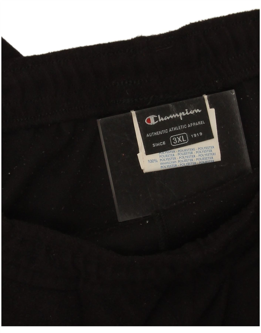 Pantaloni da tuta in pile da uomo Champion 3XL poliestere nero