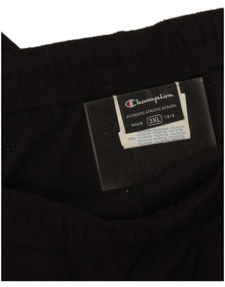 Pantaloni da tuta in pile da uomo Champion 3XL poliestere nero