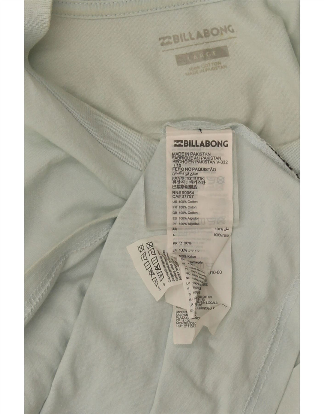 Maglietta da uomo Billabong Top grande in cotone blu