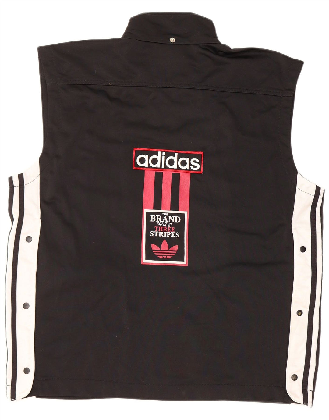 Giacca da tuta grafica da uomo Adidas UK 40/42 Medium Black Colourblock