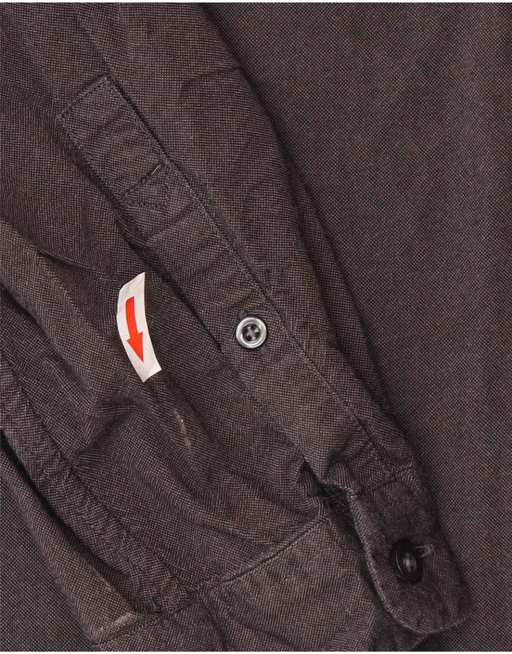 Camicia da uomo Fred Perry 2XL in cotone grigio