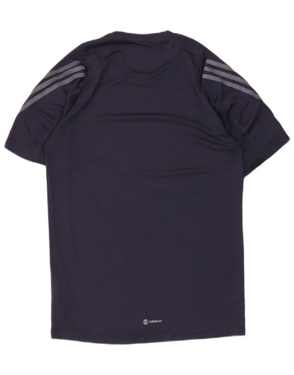 T-shirt Adidas Aeroready da uomo, media, in poliestere blu navy medio