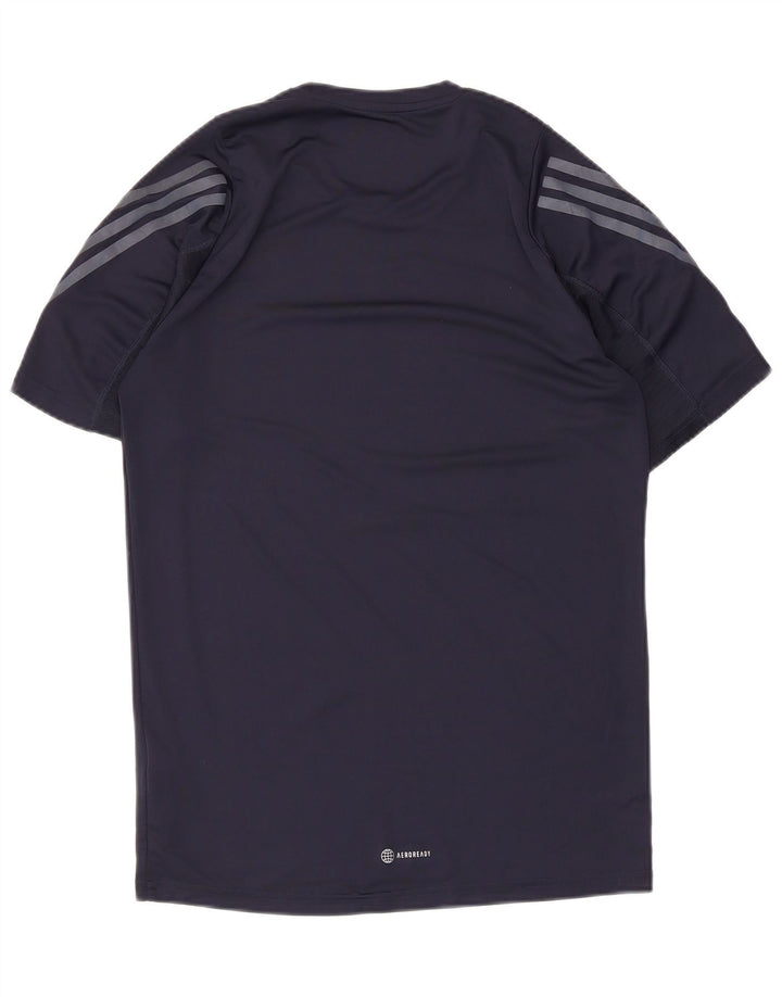 T-shirt Adidas Aeroready da uomo, media, in poliestere blu navy medio
