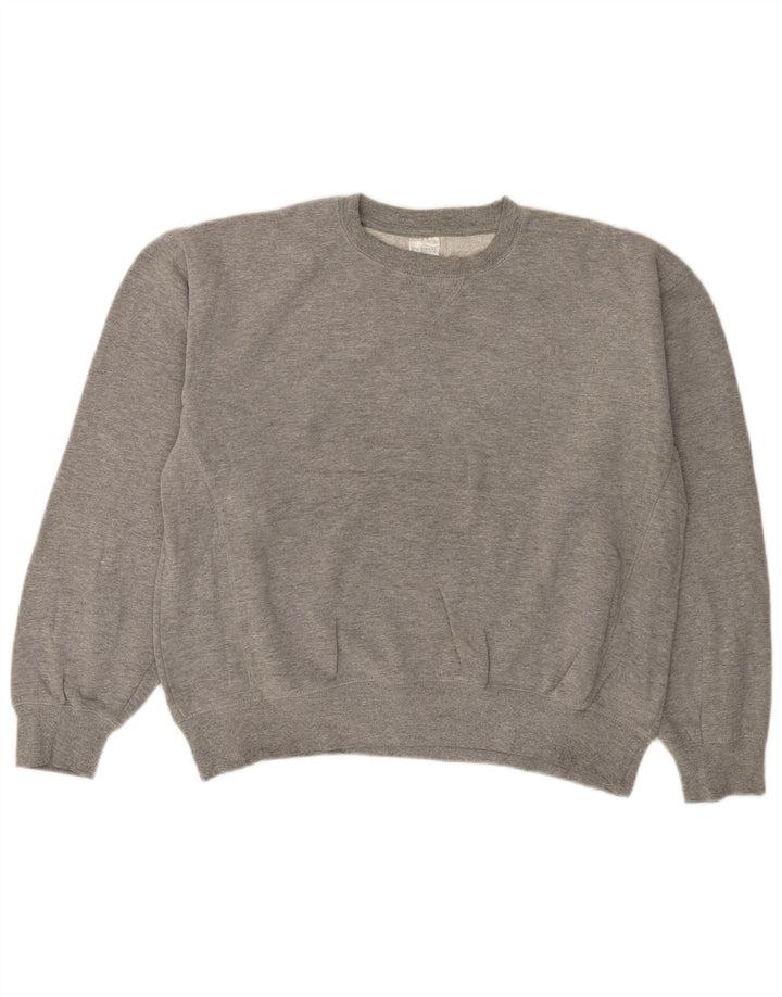 Felpa da donna RUSSELL ATHLETIC UK 16 grande grigio screziato