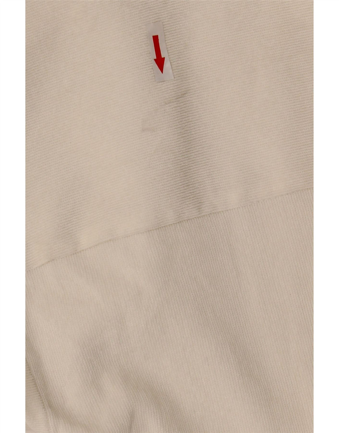 Camicia Zara da donna in velluto a coste oversize UK 10 Small Poliestere bianco
