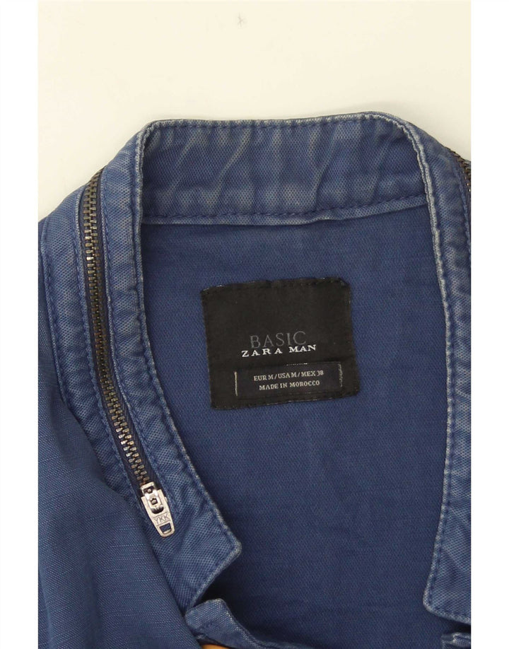 Giacca blazer da uomo a 5 bottoni Zara UK 38 blu navy medio