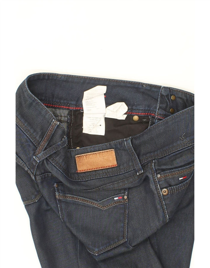 TOMMY HILFIGER Womens Slim Jeans W29 L32 Navy Blue Cotton Vintage Tommy Hilfiger and Second-Hand Tommy Hilfiger from Messina Hembry 