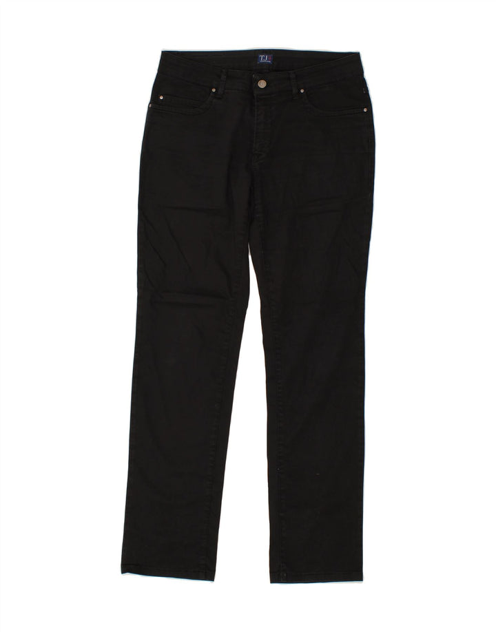 TRUSSARDI JEANS Womens Slim Jeans W29 L32 Black Cotton Vintage Trussardi Jeans and Second-Hand Trussardi Jeans from Messina Hembry 