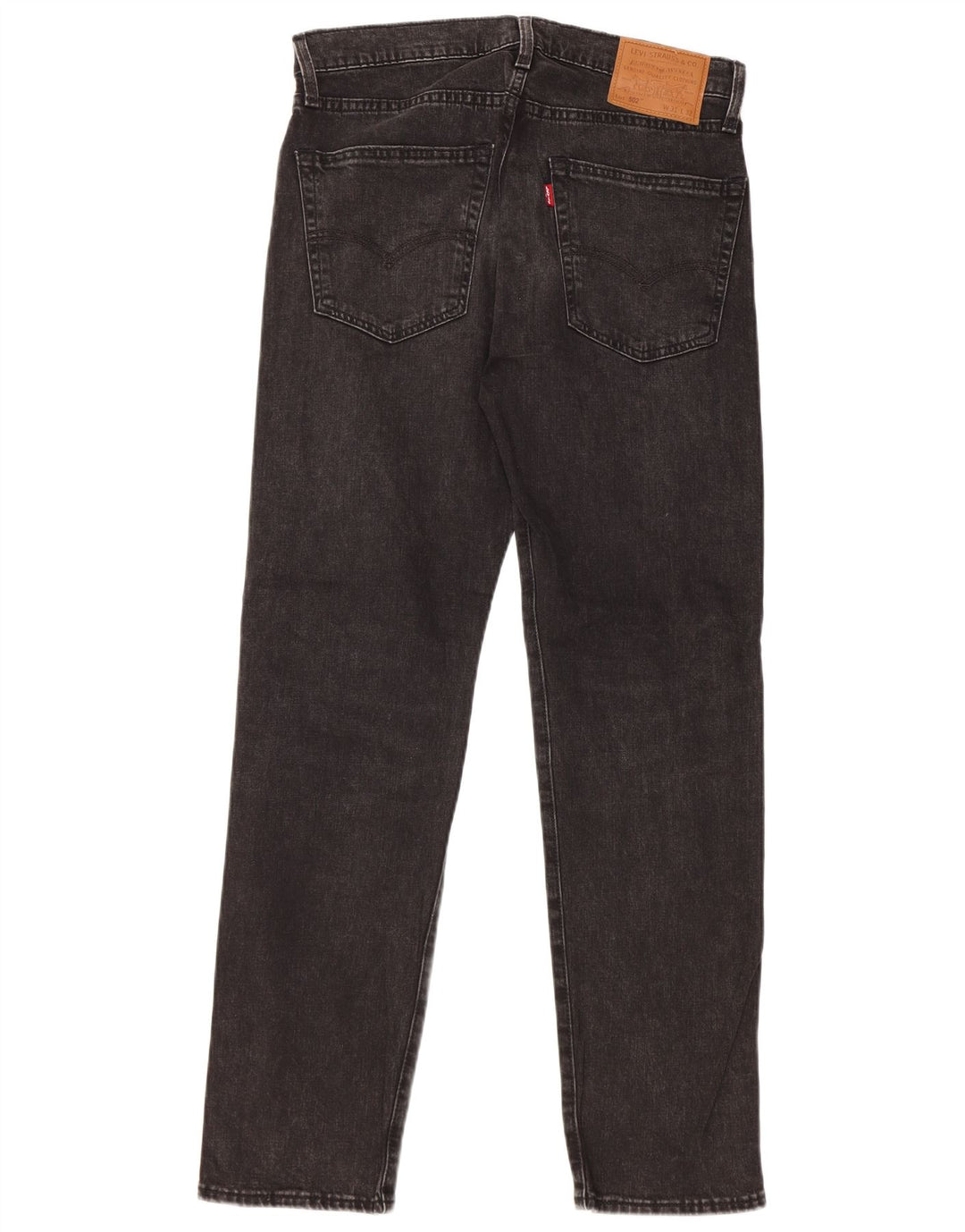 Levi's Uomo 502 Jeans affusolati W31 L32 Cotone Nero