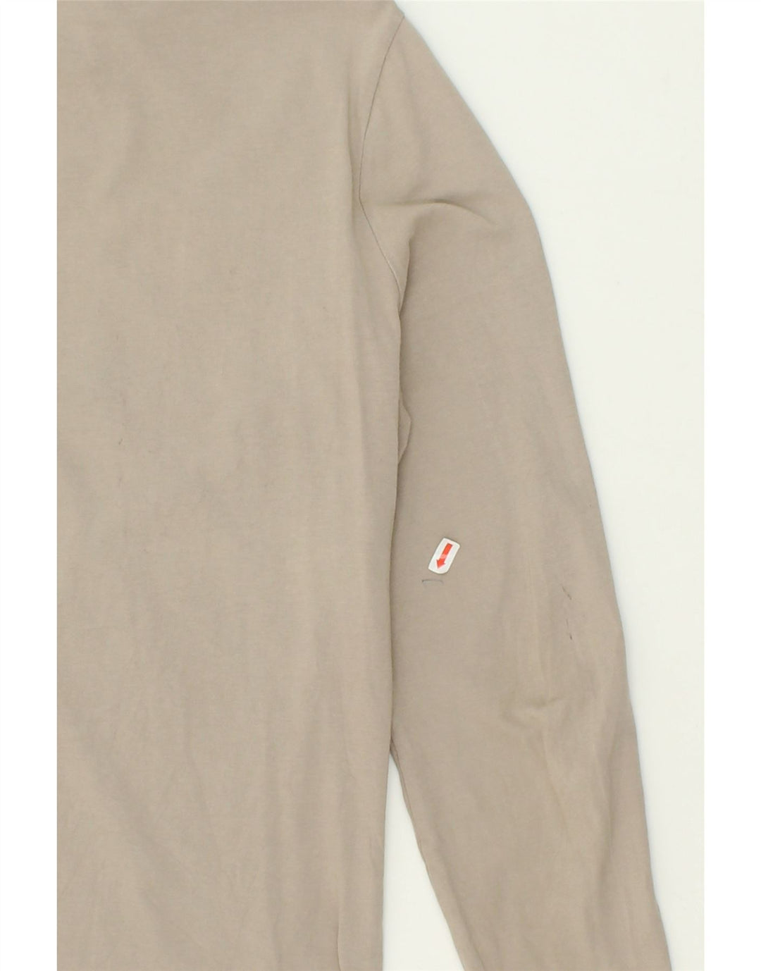 ELLESSE Boys Graphic Top Long Sleeve 13-14 Years Beige Colourblock Vintage Ellesse and Second-Hand Ellesse from Messina Hembry 