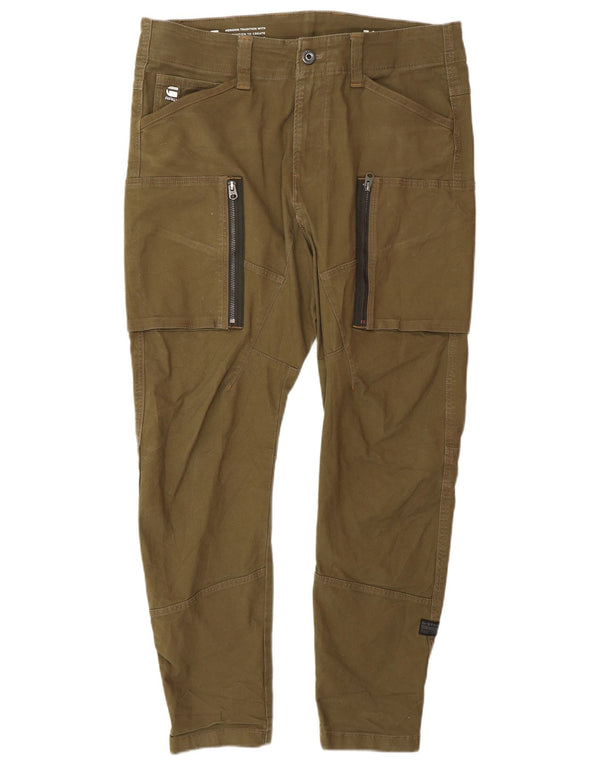 Pantaloni cargo slim da uomo G-STAR W34 L32 cotone kaki