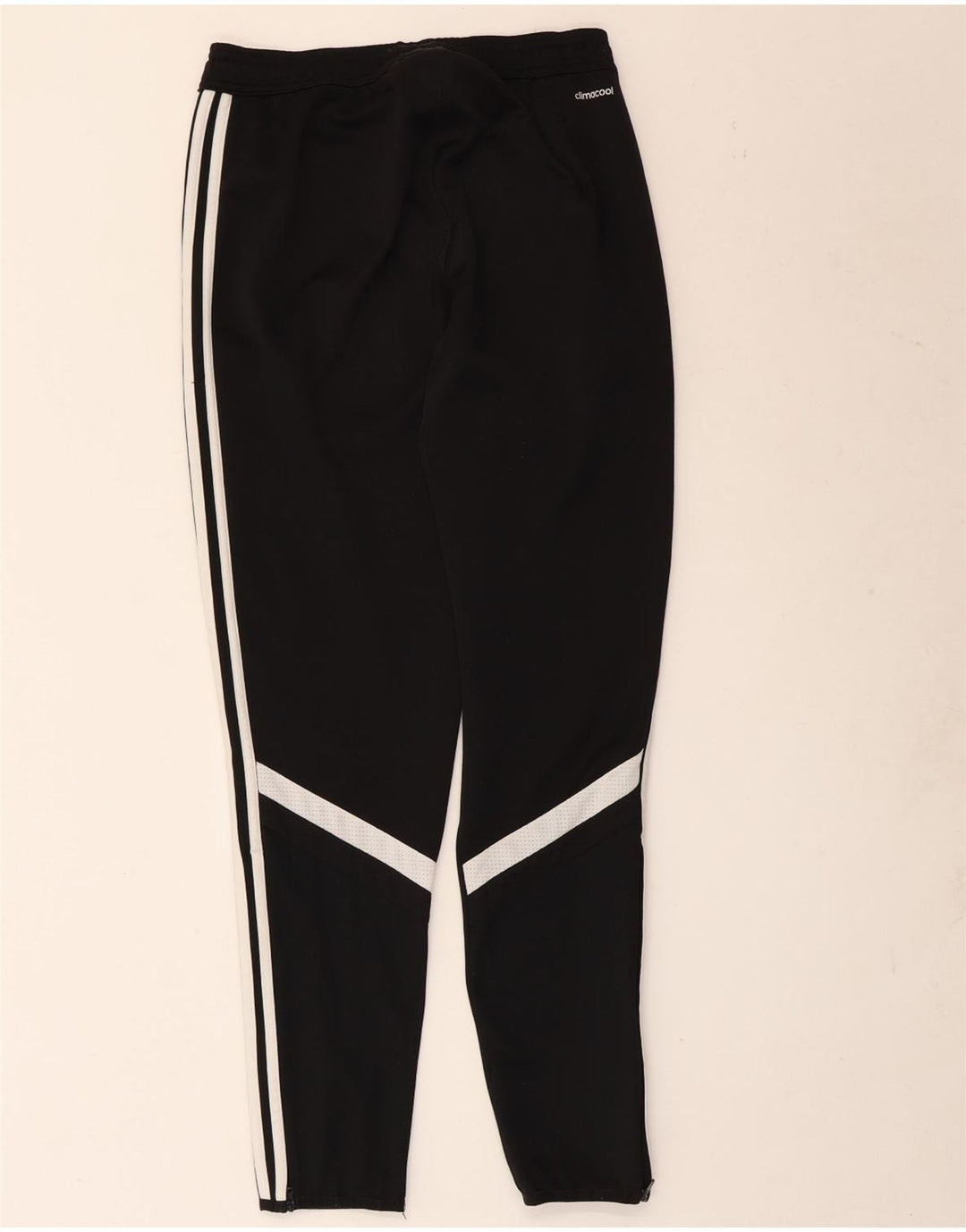Pantaloni da tuta Adidas Climacool da uomo piccoli in poliestere color block nero