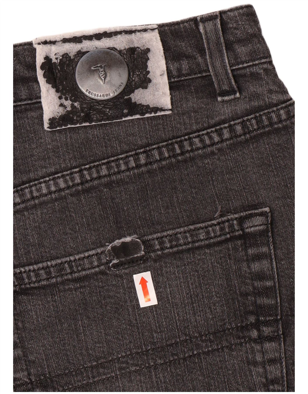 Jeans Dritti Uomo TRUSSARDI W36 L29 Grigio