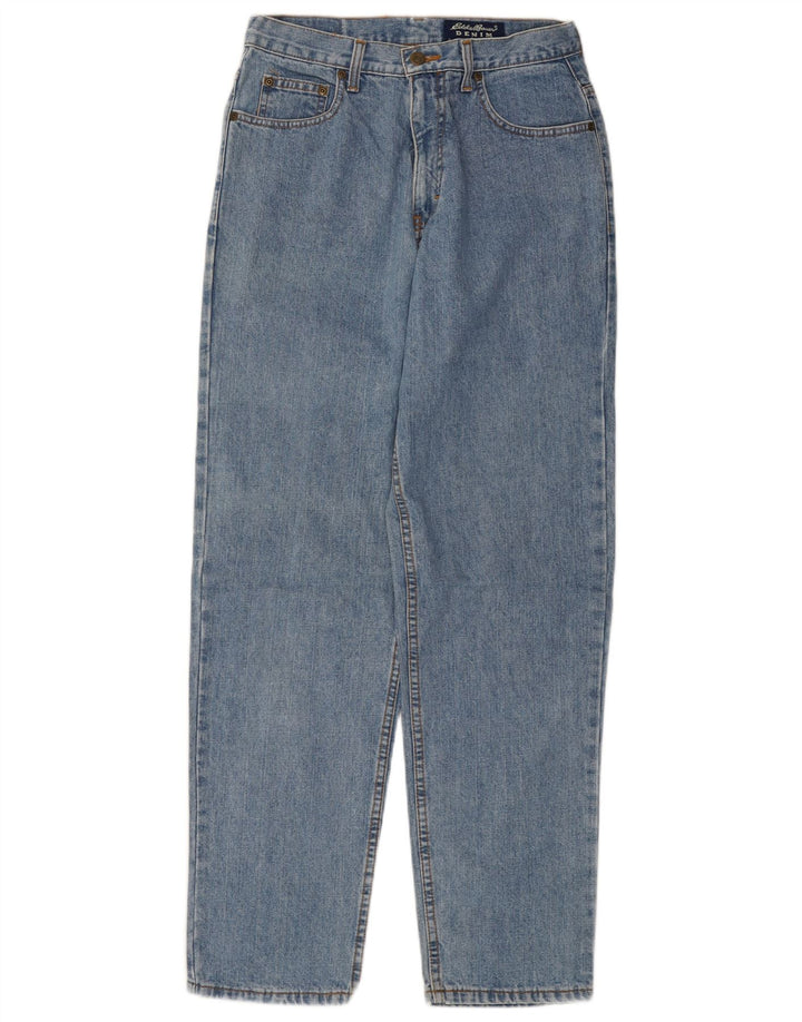 Jeans affusolati da donna EDDIE BAUER US 8 medio W28 L31 cotone blu