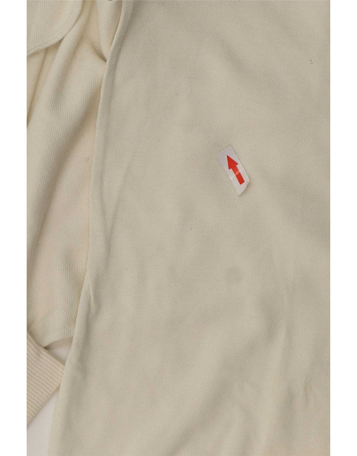 Polo Trussardi Uomo Manica Lunga Large Bianca