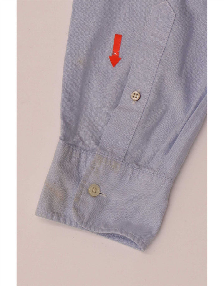 Gant Camicia da uomo vestibilità regolare taglia 17 1/2 XL cotone blu