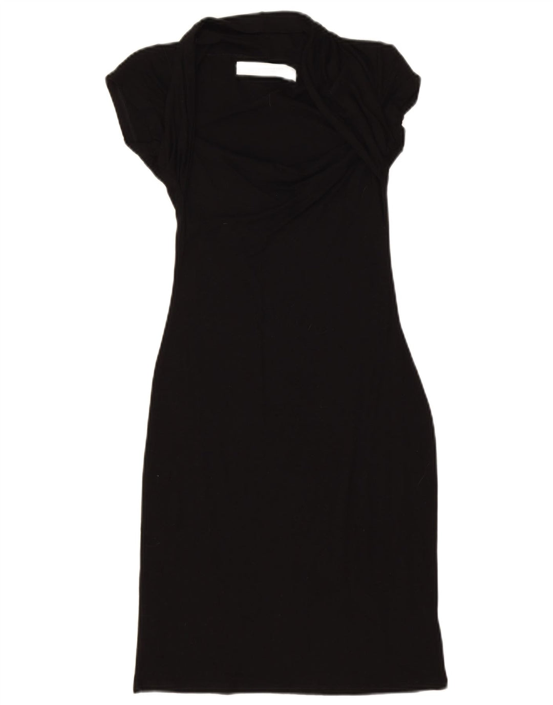 Vestito aderente da donna Zara UK 8 Small in viscosa nera