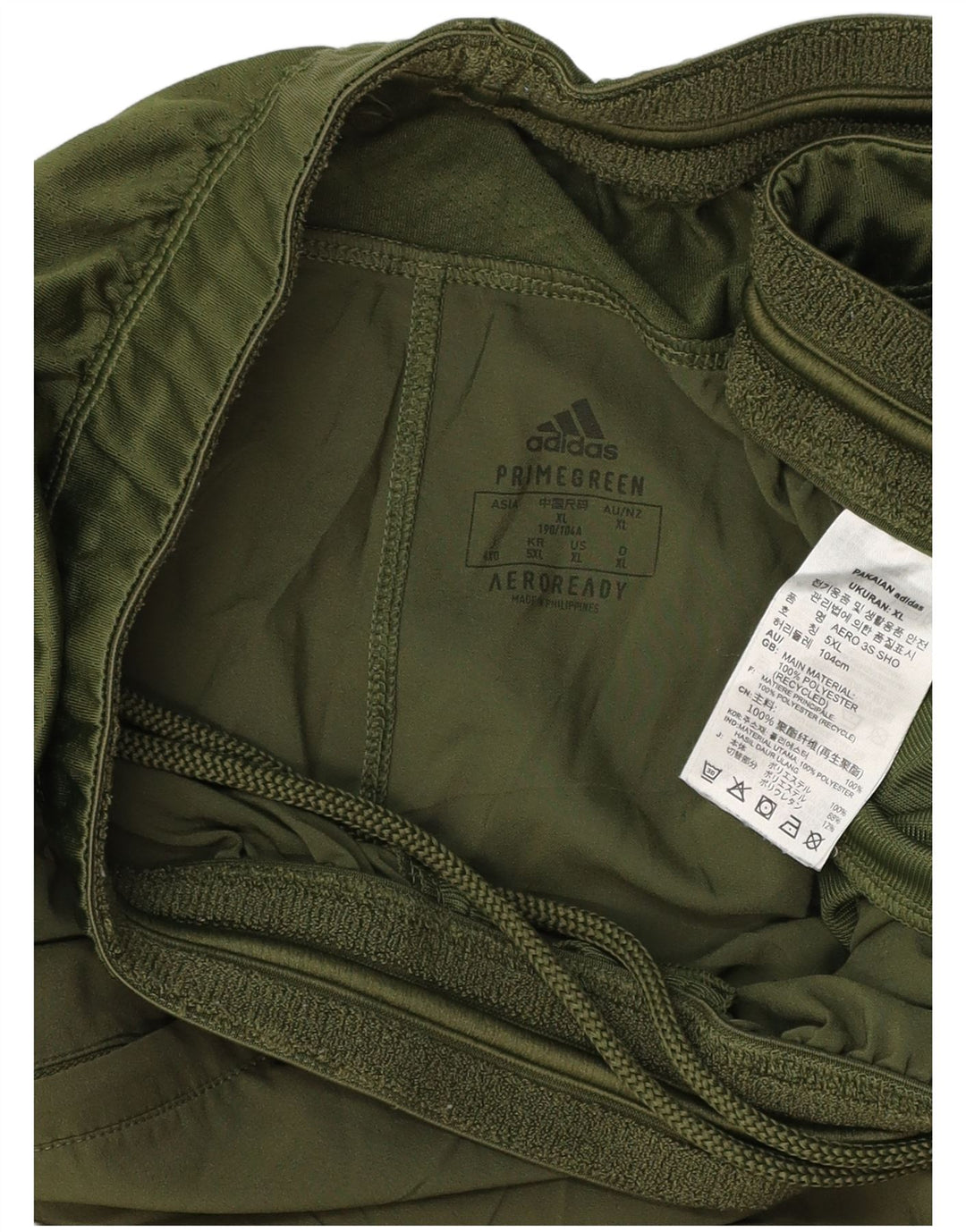 Pantaloncini sportivi ADIDAS Aeroready da uomo XL verde poliestere