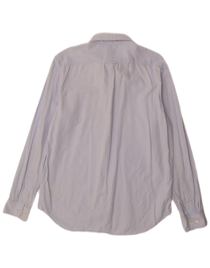 Camicia Timberland da uomo vestibilità regolare grande cotone blu
