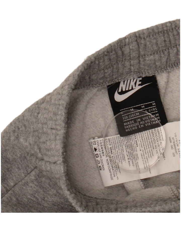 Pantaloni da tuta da ragazzo Nike Joggers 5-6 anni in cotone screziato grigio medio