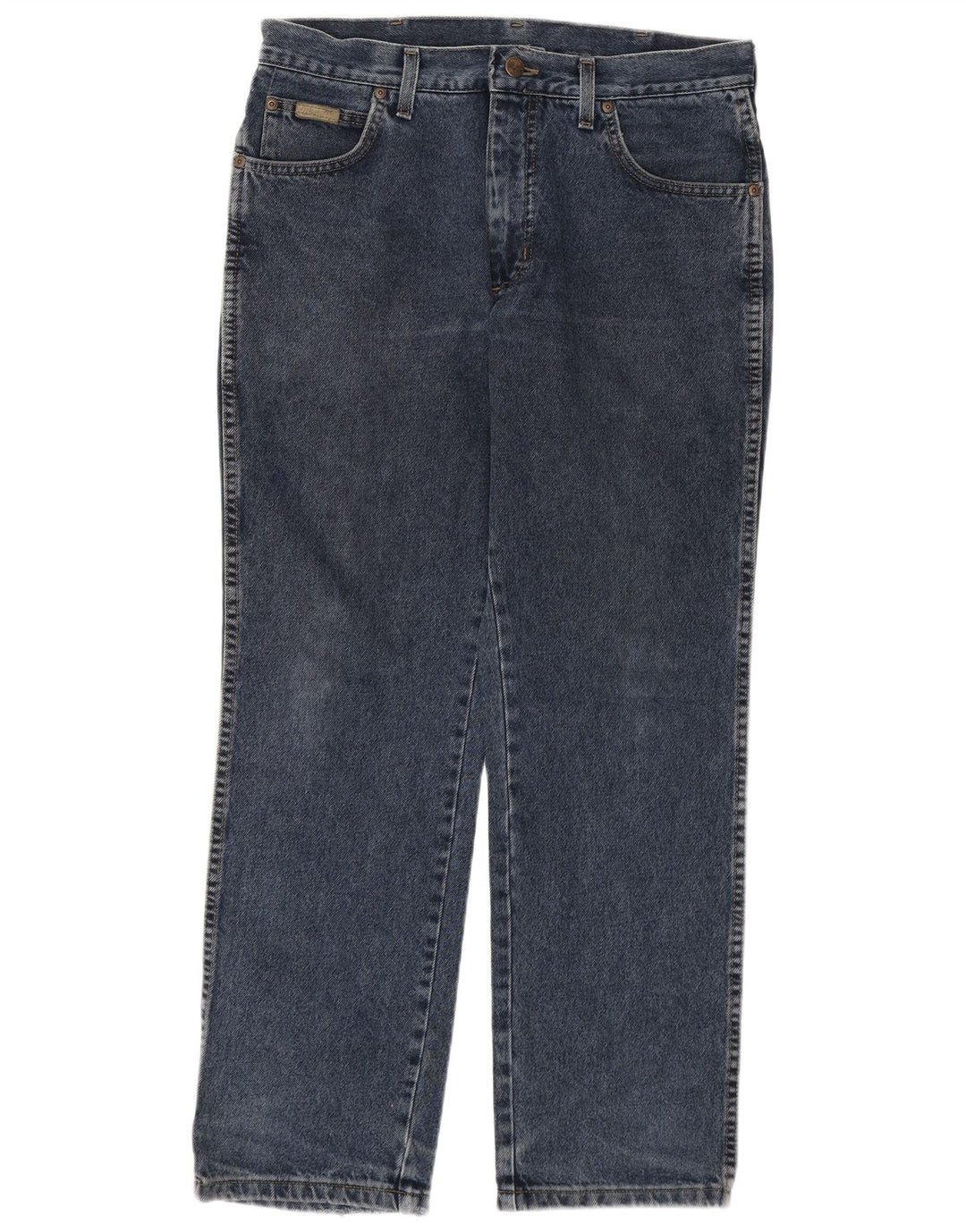 Jeans dritti da uomo Wrangler Texas W33 L30 cotone blu